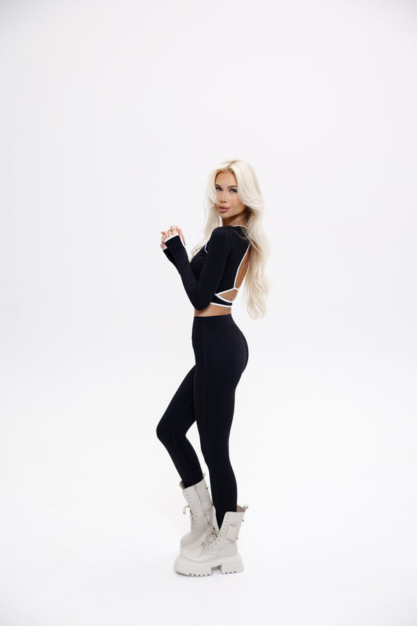 Legginsy modelujące 7/8 FEMME CAPRI Noir