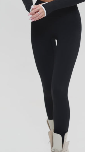 Legginsy modelujące 7/8 FEMME CAPRI Noir
